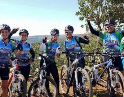 Ciclistas participam da Pedalada Ecológica
